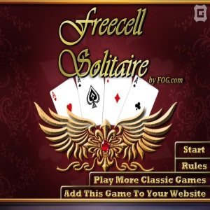 Distribution de cartes pour ce jeu de Freecell solitaire